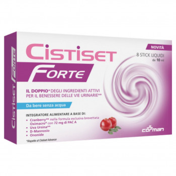 CISTISET FORTE INTEGRATORE VIE URINARIE 8 STICK 10ML