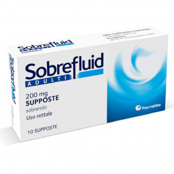 SOBREFLUID ADULTI 200 MG SUPPOSTE 10 SUPPOSTE