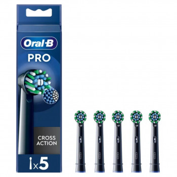 ORAL-B PRO CROSS ACTION BLACK RICAMBIO SPAZZOLINO ELETTRICO 5 PZ