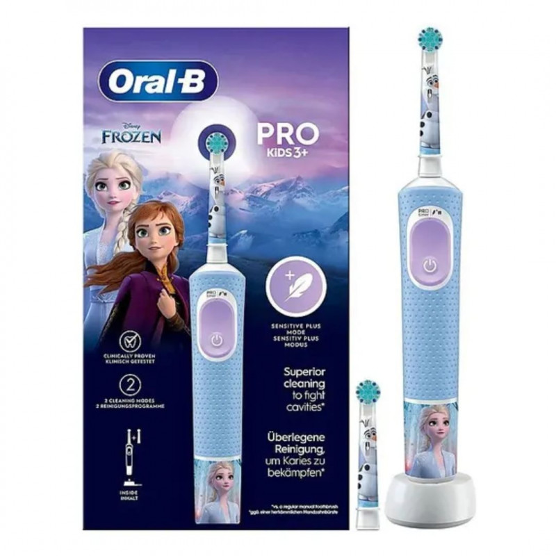 ORAL-B PRO KIDS 3+ SPAZZOLINO ELETTRICO FROZEN + 2 TESTINE