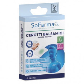 SOFARMAPIÙ CEROTTO BALSAMICO FRESCO RESPIRO 6PZ