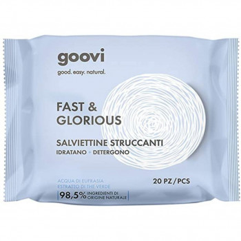 GOOVI FAST AND GLORIOUS SALVIETTINE STRUCCANTI 20 PEZZI