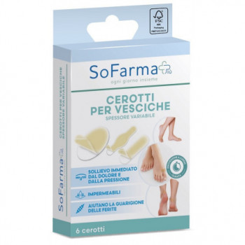 SOFARMAPIÙ CEROTTO VESCICA ASSORTITI 6PZ