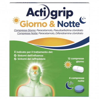 ACTIGRIP GIORNO&NOTTE*12+4CPR