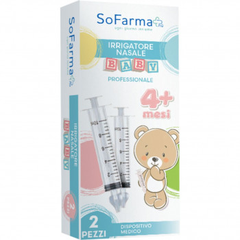 SOFARMAPIÙ IRRIGATORE NASALE BABY 2 PEZZI