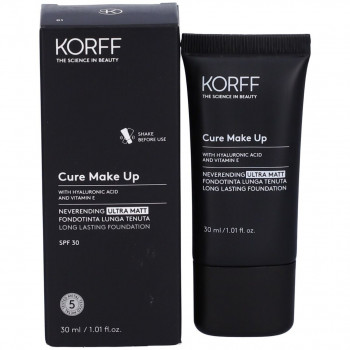 KORFF CURE MAKE UP NEVERENDING ULTRA MATT FONDOTINTA N.01 30ML