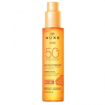 NUXE SUN OLIO SOLARE VISO E CORPO SPF50 ABBRONZANTE 150ML