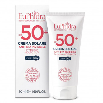 EUPHIDRA CREMA SOLARE ANTIETÀ INVISIBILE SPF 50+