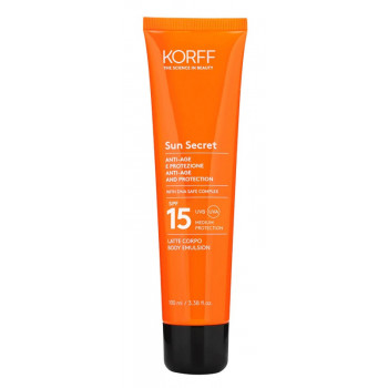 KORFF SUN SECRET LATTE CORPO ANTIAGE SPF15 100ML
