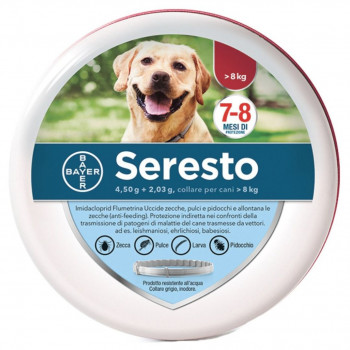 BAYER SERESTO COLLARE ANTIPARASSITARIO CANI DA 8KG