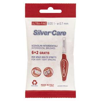 SILVERCARE SCOVOLINO INTERDENTALE ULTRA-FINE SIZE 1