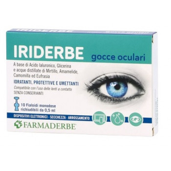 IRIDERBE GOCCE OCULARI MONODOSI 10 FLACONCINI DA 0,5ML
