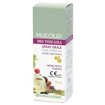 MUCOLID MED TOSSE GOLA SPRAY ORALE 30 ML AROMA FRUTTI DI BOSCO