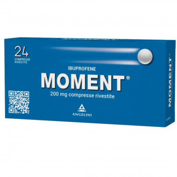 ANGELINI MOMENT 200MG IBUPROFENE ANTIDOLORIFICO 24 COMPRESSE RIVESTITE