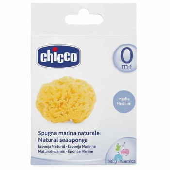 CHICCO SPUGNA MARINA NATURALE MEDIA 0M+ MORBIDA E DELICATA 1PZ