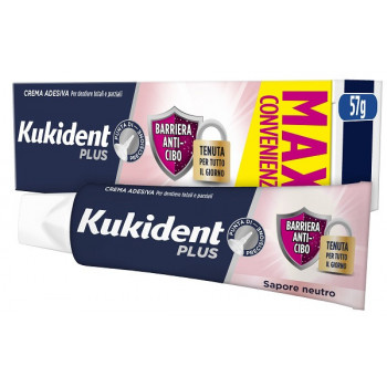 KUKIDENT PLUS SIGILLO CREMA ADESIVA PER DENTIERE 57G