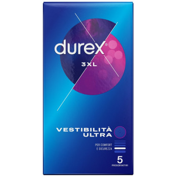 DUREX SETTEBELLO 3XL PROFILATTICO VESTIBILITÀ ULTRA 5PZ