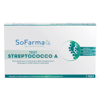 SOFARMAPIÙ TEST RAPIDO STREPTOCOCCO AUTODIAGNOSTICO