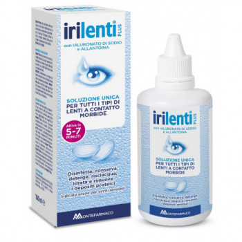 IRILENTI PLUS SOLUZIONE UNICA TUTTI I TIPI DI LENTI A CONTATTO 100ML