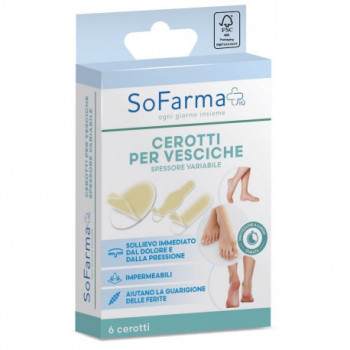 CEROTTO VESCICA ASSORTITI 6 PEZZI SOFARMAPIU'