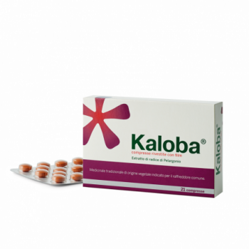 KALOBA COMPRESSE RIVESTITE CON FILM. KALOBA GOCCE ORALI, SOLUZIONE.