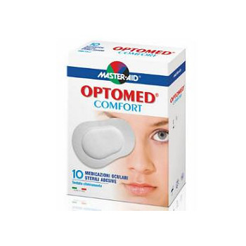 GARZA OCULARE MEDICATA MASTER-AID OPTOMED COMFORT 10 PEZZI