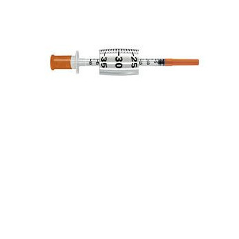 SIRINGA PER INSULINA PIC INSUMED 0,5 ML 100 UI AGO GAUGE 31 LUNGHEZZA 8 MM SENZA SPAZIO MORTO 3 SACCHETTI DA 10 PEZZI