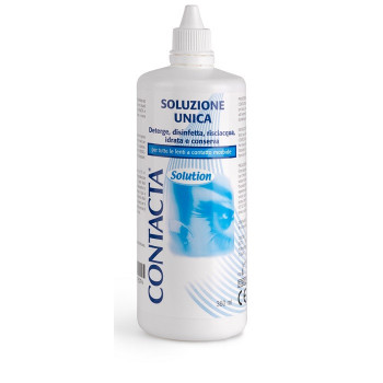 SOLUZIONE UNICA ISOTONICA PER LENTI A CONTATTO CONTACTA DA 360 ML