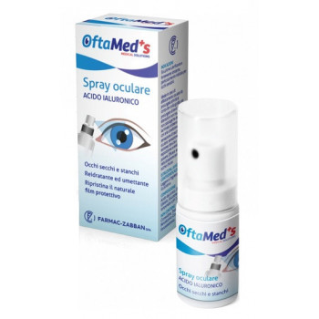OFTAMED'S SPRAY CULARE OCCHI SECCHI E STANCHI ACIDO IALURONICO 10 ML