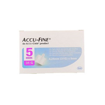 AGO PER PENNA DA INSULINA ACCU-FINE PEN NEEDLE ACCU-CHEK GAUGE 31 X 5MM 100 PEZZI