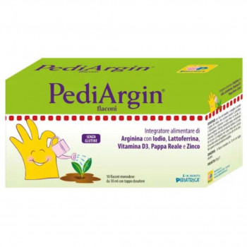 PEDIARGIN INTEGRATORE DIFESE IMMUNITARIE BAMBINI 10 FLACONI 10ML