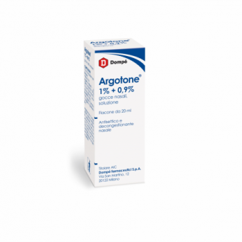 ARGOTONE 1% +0,9% GOCCE NASALI, SOLUZIONE