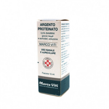 ARGENTO PROTEINATO MARCO VITI GOCCE NASALI E AURICOLARI SOLUZIONE