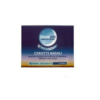 CEROTTO NASALE SNOREEZE GRANDE 10 PEZZI