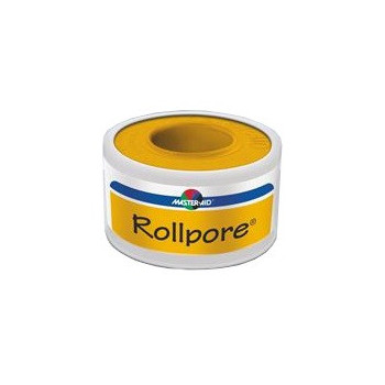 CEROTTO IN ROCCHETTO MASTER-AID ROLLPORE TESSUTO NON TESSUTO 5X2,5