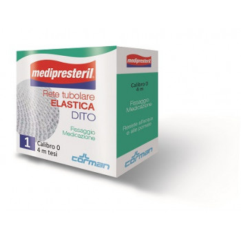 RETE TUBOLARE ELASTICA BABY MEDIPRESTERIL 4M TESI + 4 GARZE COMPRESSE 18X40CM