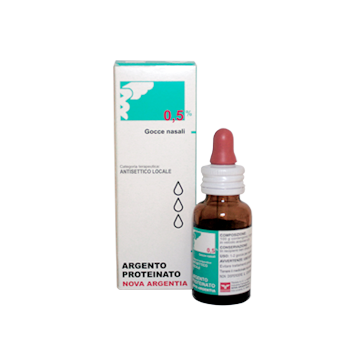 ARGENTO PROTEINATO NOVA ARGENTIA GOCCE NASALI E AURICOLARI, SOLUZIONE