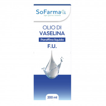 SOFARMAPIÙ OLIO DI VASELINA PARAFFINA LIQUIDA 200ML
