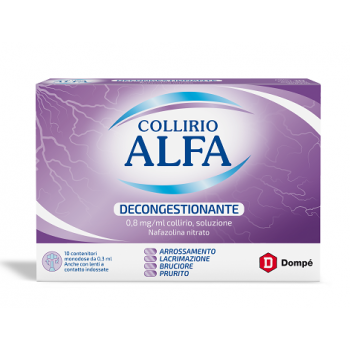 COLLIRIO ALFA DECONGESTIONANTE 0,8 MG/ML COLLIRIO, SOLUZIONE