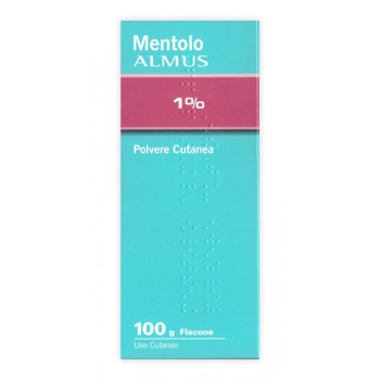 MENTOLO ALMUS 1% POLVERE CUTANEA