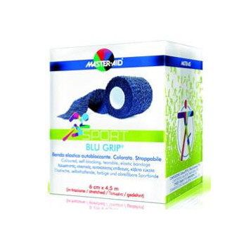 BENDA ELASTICA AUTOBLOCCANTE MASTER-AID BLUGRIP 6X4,5