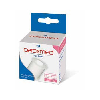 CEROTTO ADESIVO IN ROCCHETTO CEROXMED IN TESSUTO NON TESSUTO AERATO IPOALLERGENICO BIANCO 500X5 CM 1 PEZZO