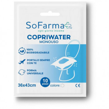 SOFARMAPIÙ COPRIWATER MONOUSO 10 PEZZI