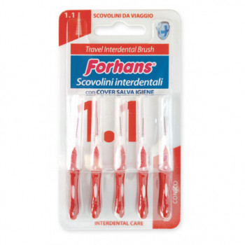 FORHANS TRAVEL INTERDENTAL BRUSH 1,1