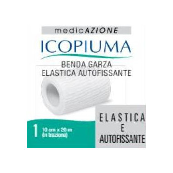ICOPIUMA BENDA GARZA ELASTICA AUTOFISSANTE CM 10X20 MT