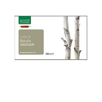 LINFA DI BETULLA BIOLOGICO 20 AMPOLLE BEVIBILI DA 15 ML