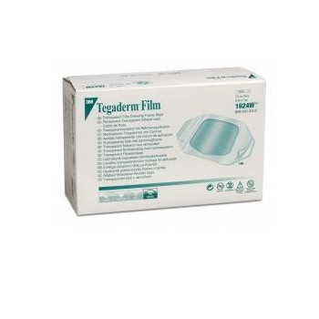 MEDICAZIONE TRASPARENTE STERILE SEMIPERMEABILE IN POLIURETANO TEGADERM FILM CM10X12 5 PEZZI
