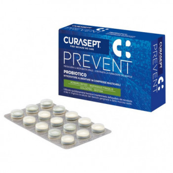 CURASEPT PREVENT PROBIOTICO 14 COMPRESSE MASTICABILI