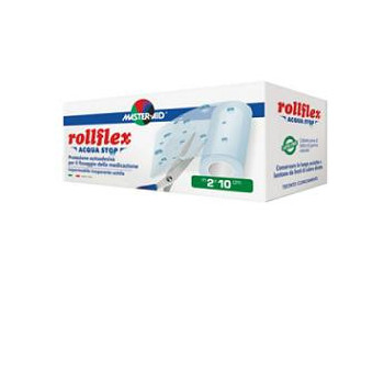 CEROTTO ADESIVO IMPERMEABILE MASTER-AID ROLLFLEX ACQUASTOP 2X10