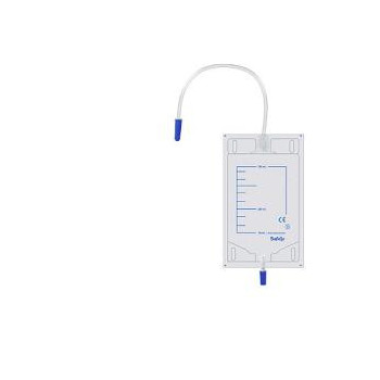 SACCA DI DRENAGGIO DA GAMBA PER INCONTINENZA TUBO 10 CM 10 PEZZI